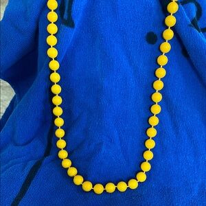 Yellow Beaded Necklace